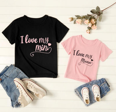 Camiseta LOVE para Mami y niñ@ - iQual Online