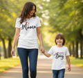 Camiseta de algodón MAMA´S BOY para  MAMI Y NIÑO