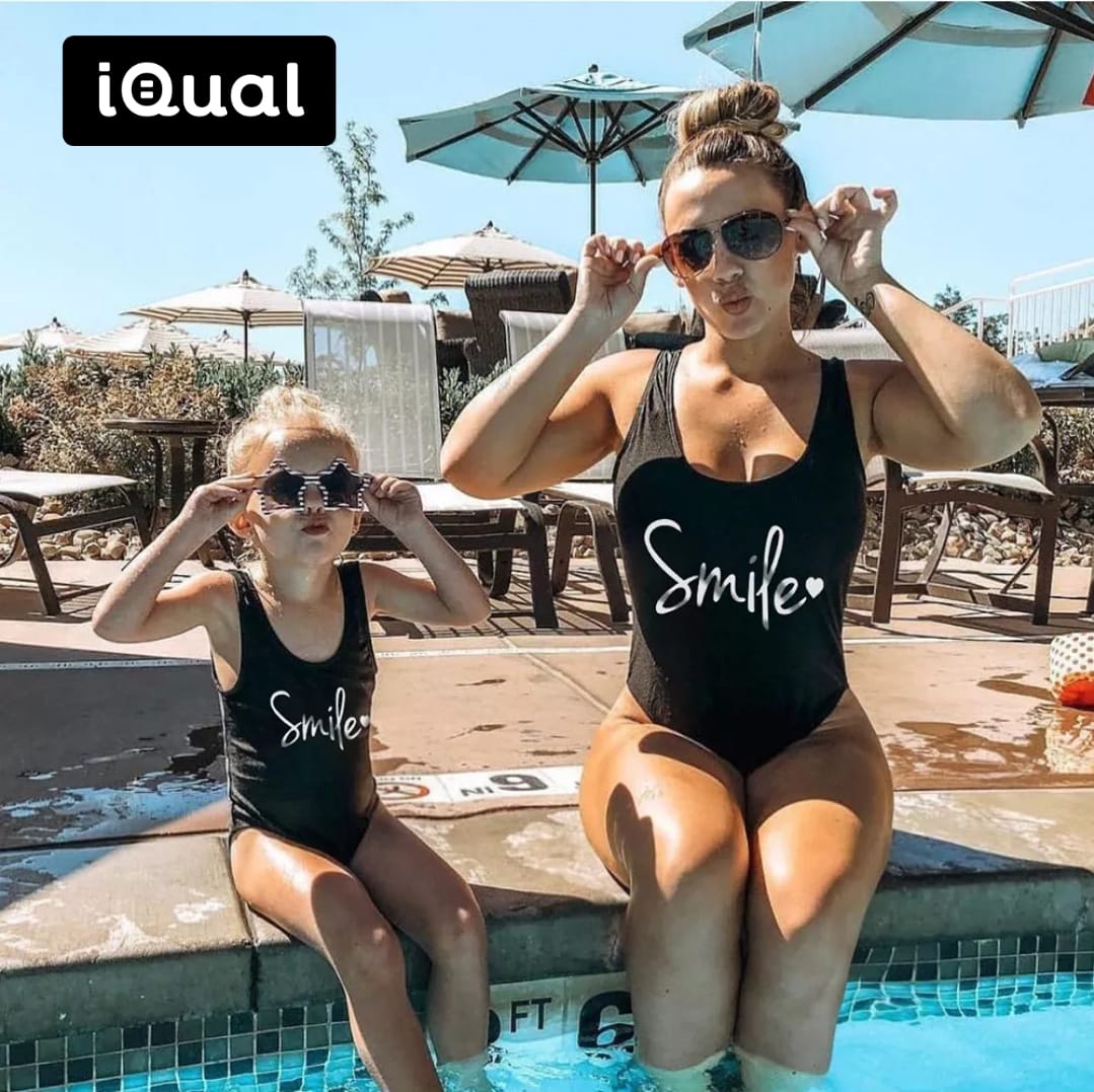 BAÑADOR SMILE MAMA Y NIÑA – iQual Online