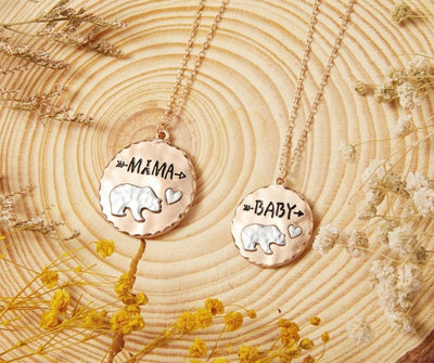 COLLAR MAMÁ OSO Y BABY OSO - iQual Online