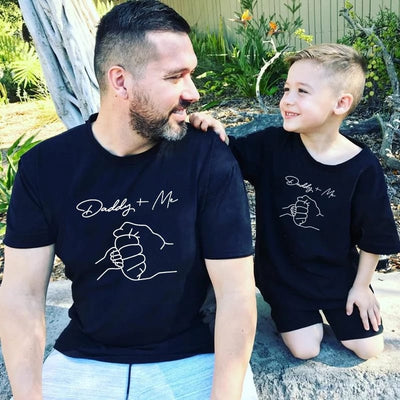 Camiseta de algodón Daddy + Me - iQual Online