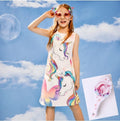 Vestido Unicornio con cepillo de pelo de regalo