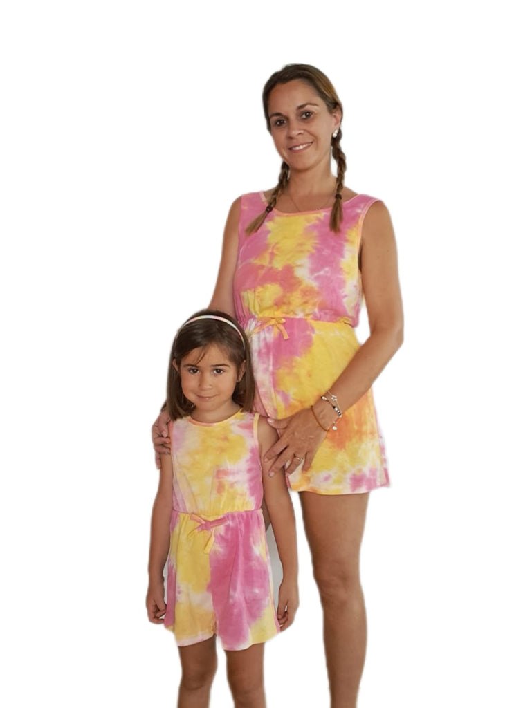 Conjuntos de Ropa para Madres e Hijas – Etiquetado vestido rosa– iQual  Online